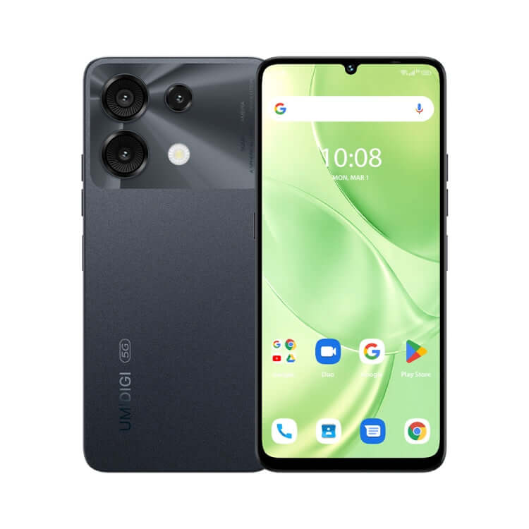 UMIDIGI G9 5G Smartphone - 6GB RAM, 128GB Storage, 6.75" Display, Triple Camera, Face ID & Side Fingerprint, Android 14, UNISOC T765 Processor, 5000mAh Battery