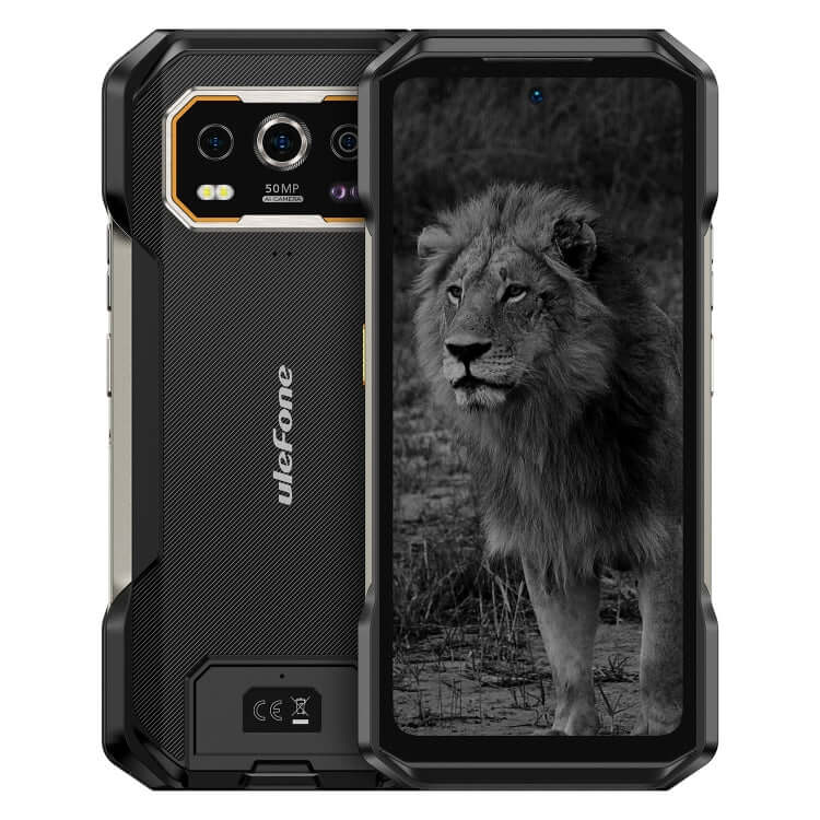 Ulefone Armor 27 Pro Extreme Rugged Smartphone, 12GB RAM, 256GB Storage, Night Vision Camera, 10600mAh Battery, 6.78" Display, Android 14, MediaTek Dimensity 6300, 5G, NFC Ready