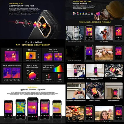 Ulefone Rugged Phone With Thermal Camera And Long Battery