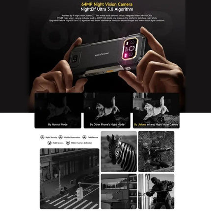 Ulefone Rugged Phone With Thermal Camera And Long Battery