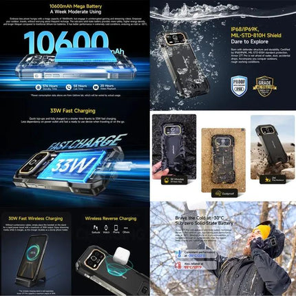 Ulefone Rugged Phone With Thermal Camera And Long Battery