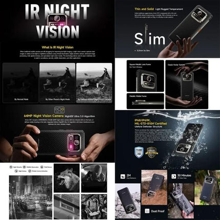 Ulefone Armor Rugged Smartphone With Thermal Imaging Camera