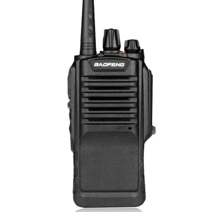BaoFeng Portable Handheld Walkie Talkie for Everyday Communication black compact radio with antenna for hikes construction family outings