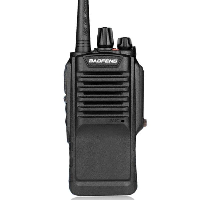 BaoFeng Portable Handheld Walkie Talkie for Everyday Communication black compact radio with antenna for hikes construction family outings