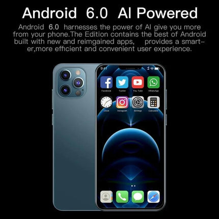 Secure Face Identification Smartphone for Everyday Use - sleek Android 6.0 AI powered phone with face recognition for secure daily communication and browsing