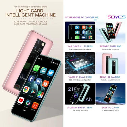 Palm Sized Dual SIM Mini Smartphone With 3.5 Inch Display