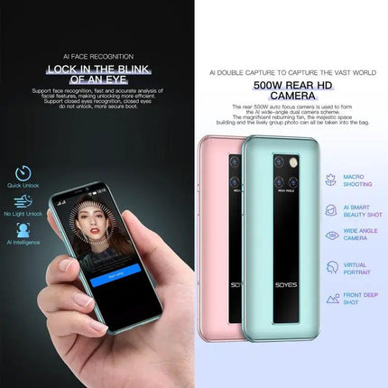 Palm Sized Dual SIM Mini Smartphone With 3.5 Inch Display