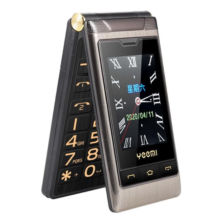 SY Dual-Screen Flip Mobile Phone with Long-lasting 5900mAh Battery, Big Keys, Dual SIM, FM Support, and SOS Function