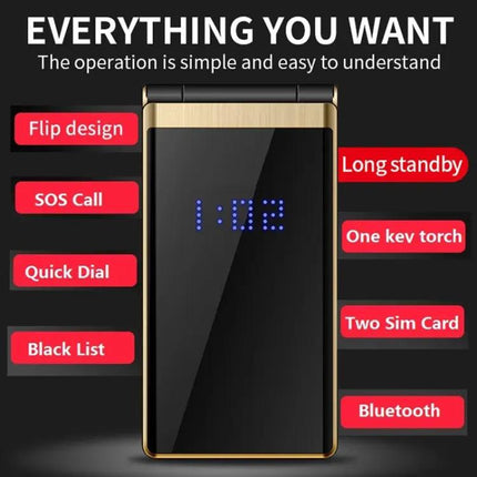 Easy-to-Use Senior Mobile Phone with SOS Emergency Feature