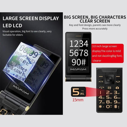 Easy-to-Use Senior Mobile Phone with SOS Emergency Feature