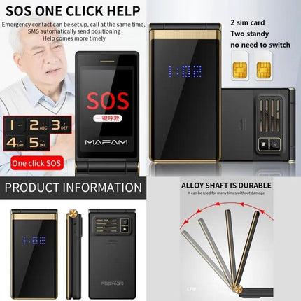 Easy-to-Use Senior Mobile Phone with SOS Emergency Feature