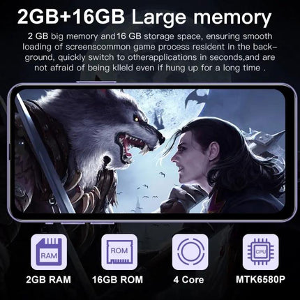 H208 Compact Android Smartphone for Daily Use with Face Recognition
