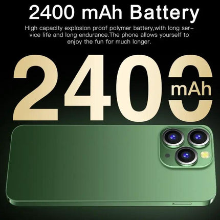 i13 Pro Max Android Smartphone with Face Recognition and Dual SIM