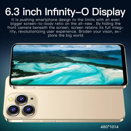 i14 Pro Max Smartphone for Everyday Use with Face Recognition