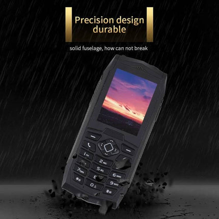 Durable Waterproof Shockproof Phone for Outdoor Protection - rugged 2.4-inch waterproof phone with shockproof design for hiking and desert use