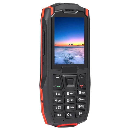 Shockproof Waterproof Rugged Phone for Outdoor Activities and Daily Use - compact rugged handset with 2.4-inch screen, SOS and radio features