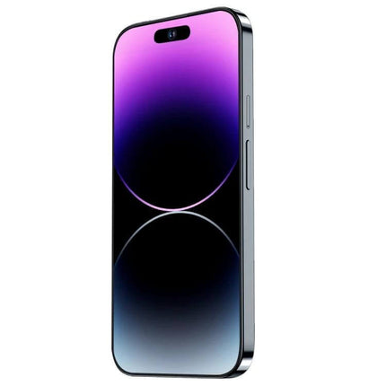 Facial Recognition Smartphone for Secure Daily Use - sleek modern phone with face unlock, thin bezel and purple gradient display