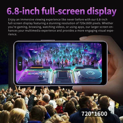 Facial Recognition Smartphone for Secure Daily Use 6.8-inch full-screen display 720x1600 for smooth everyday performance