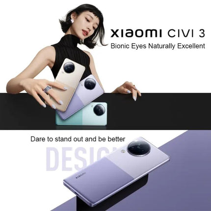 Xiaomi Civi 3 5G, 50MP Camera, 16GB 1TB 6.55In Smartphone