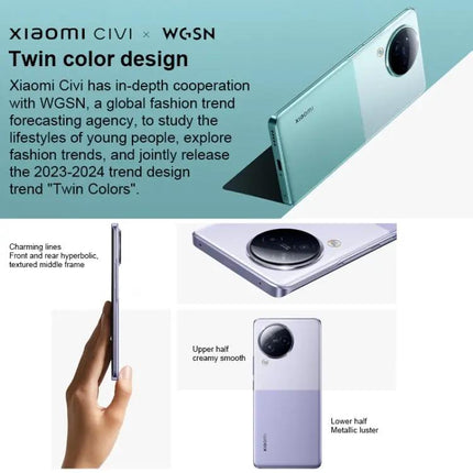 Xiaomi Civi 3 5G, 50MP Camera, 16GB 1TB 6.55In Smartphone