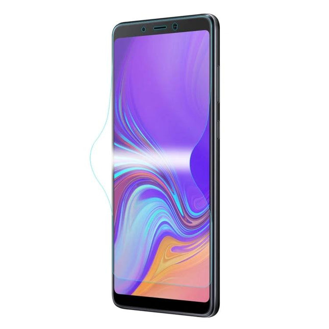 Enkay Screen Protector For Samsung Galaxy, Everyday Phone Protection For Daily Use - clear edge-to-edge protector on Galaxy A9 (2018)