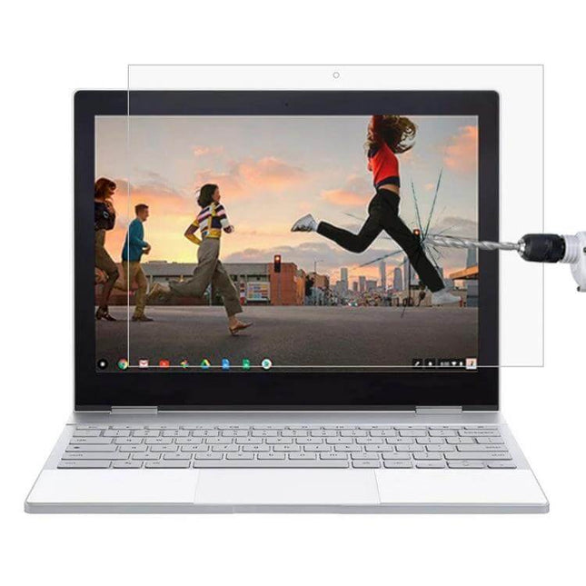 Tempered Glass Screen Protector for Google Pixelbook 12.3 Inch - 9H tempered glass shield against scratches and smudges, clear visibility