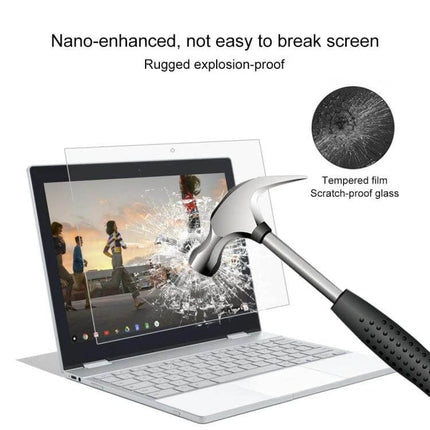 Tempered Glass Screen Protector for Google Pixelbook 12.3 Inch - 9H Hardness Clear Scratch-Resistant Anti-Shatter Film