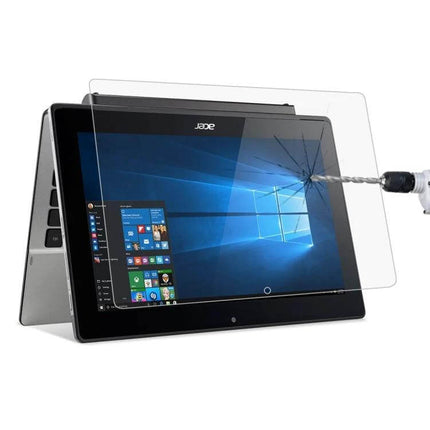 Tempered Glass Screen Protector for Acer Switch 11V 11.6-Inch Device - clear 9H tempered glass shielding against scratches and smudges