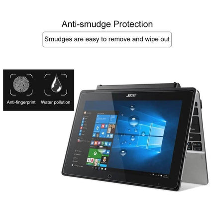 Tempered Glass Screen Protector for Acer Switch 11V 11.6-Inch Device - anti-smudge, 9H hardness, maintains touch responsiveness and scratch protection