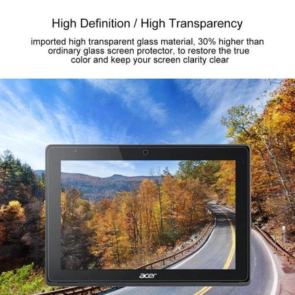 Tempered Glass Screen Protector for Acer Switch 11V 11.6-Inch Device - high transparency 9H hardness protects screen from scratches and smudges