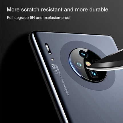 Tempered Glass Camera Lens Protector for Huawei Mate 30 Pro - scratch resistant 9H shield with bubble-free static installation
