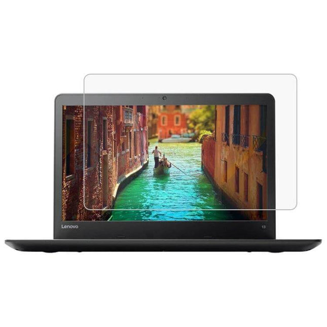 Lenovo Tempered Glass Screen Protector for 13.3-Inch ThinkPad Chromebook fitted on laptop display to prevent scratches and glare