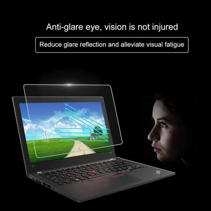 Tempered Glass Screen Protector for Lenovo ThinkPad A285 12.5 Inch anti-glare protector reduces reflections and fingerprints to maintain screen clarity