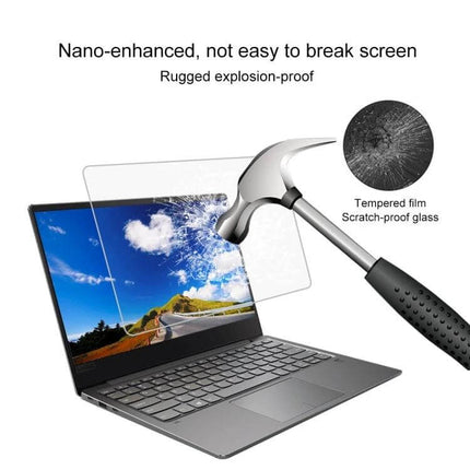 Tempered Glass Screen Protector for Lenovo Ideapad 720S 13.3 Inch clear 9H hardness scratch resistant protector with hammer impact demo