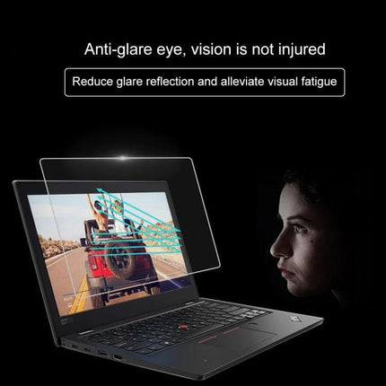 Tempered Glass Screen Protector for Lenovo ThinkPad L380 Yoga anti-glare protector reduces reflections and preserves touch responsiveness