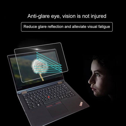 Tempered Glass Screen Protector for 13.3 Inch Laptops - anti-glare 9H hardness protects display from scratches, glare and visual fatigue