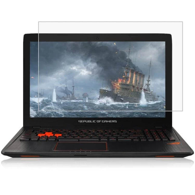 Tempered Glass Screen Protector for 15.6 Inch Laptops - anti-glare, high transparency shield reducing smudges and reflections