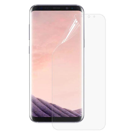 Soft TPU Screen Protector For Galaxy S8 Plus Pack Of 25 For Everyday Use Gentle Protection For Daily Phone Handling - clear flexible protector on phone