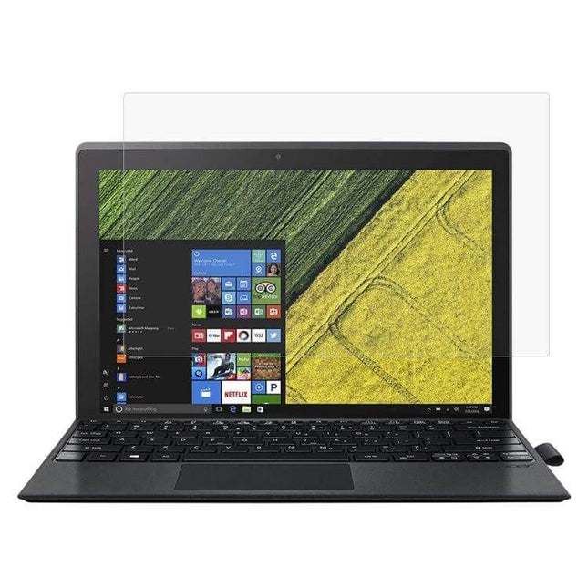 Tempered Glass Protective Film for Acer Switch 3 Laptop Screen, 12.5 Inch - clear anti-glare screen protector reducing fingerprints and smudges