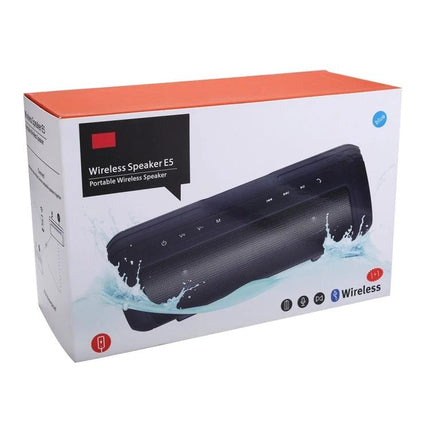 Compact Portable Bluetooth Speaker With Hidden Carry Handle For Daily Use - black wireless speaker box with splash art