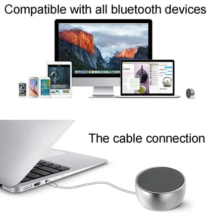 Compact Bluetooth Travel Speaker With Mic