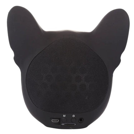 Compact Portable Bluetooth Speaker For Home And Travel Use cute black cat-ear portable speaker with aux and USB