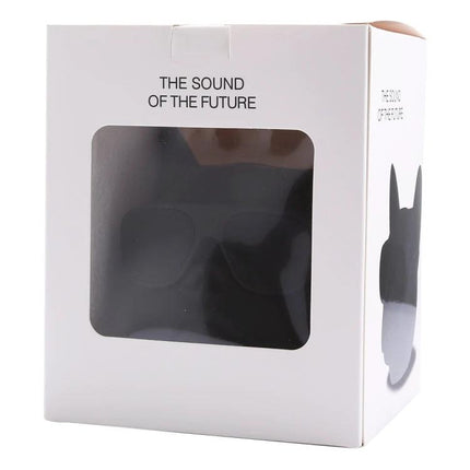 Compact Portable Bluetooth Speaker For Home And Travel Use packaged box with window, easy pairing, 3.5mm line-in, travel-ready audio