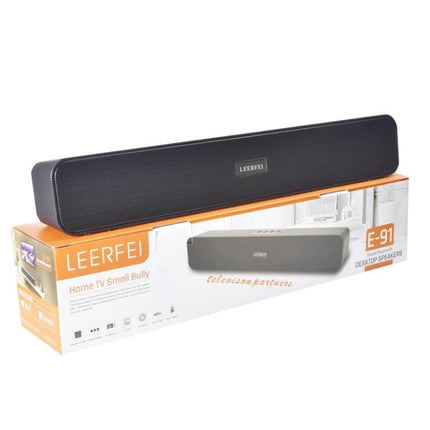 LEERFEI Compact Bluetooth Speaker For Home And Travel slim aluminum portable speaker with Bluetooth 5.0 and FM radio