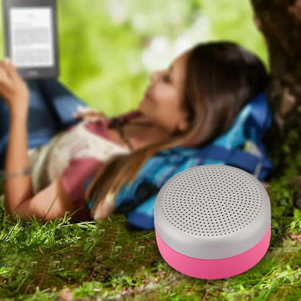 Compact Bluetooth Travel Speaker With Built-In Mic
