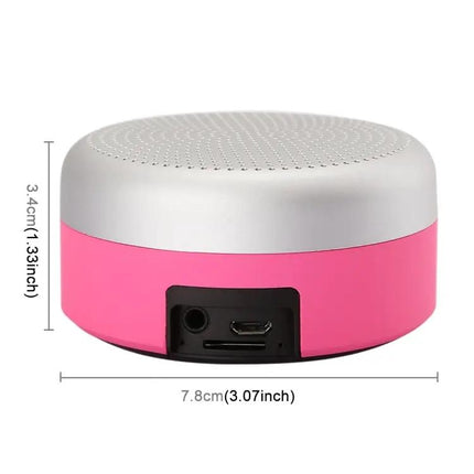 Compact Bluetooth Travel Speaker With Built-In Mic