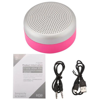 Compact Bluetooth Travel Speaker With Built-In Mic