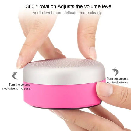 Compact Bluetooth Travel Speaker With Built-In Mic