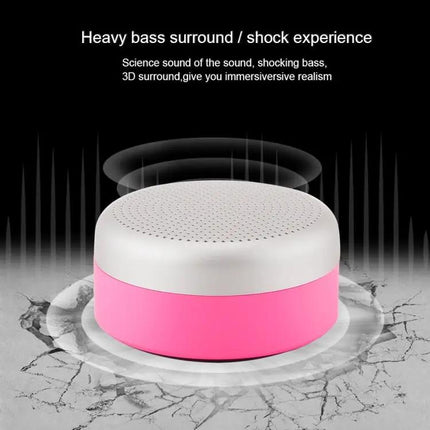 Compact Bluetooth Travel Speaker With Built-In Mic