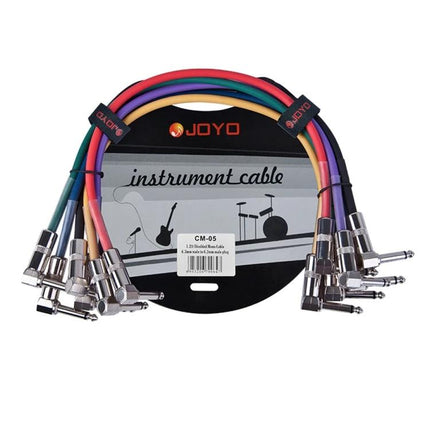 Joyo Cable for Daily Guitar and Bass Connections at Home — colorful durable instrument patch cables for reliable home practice